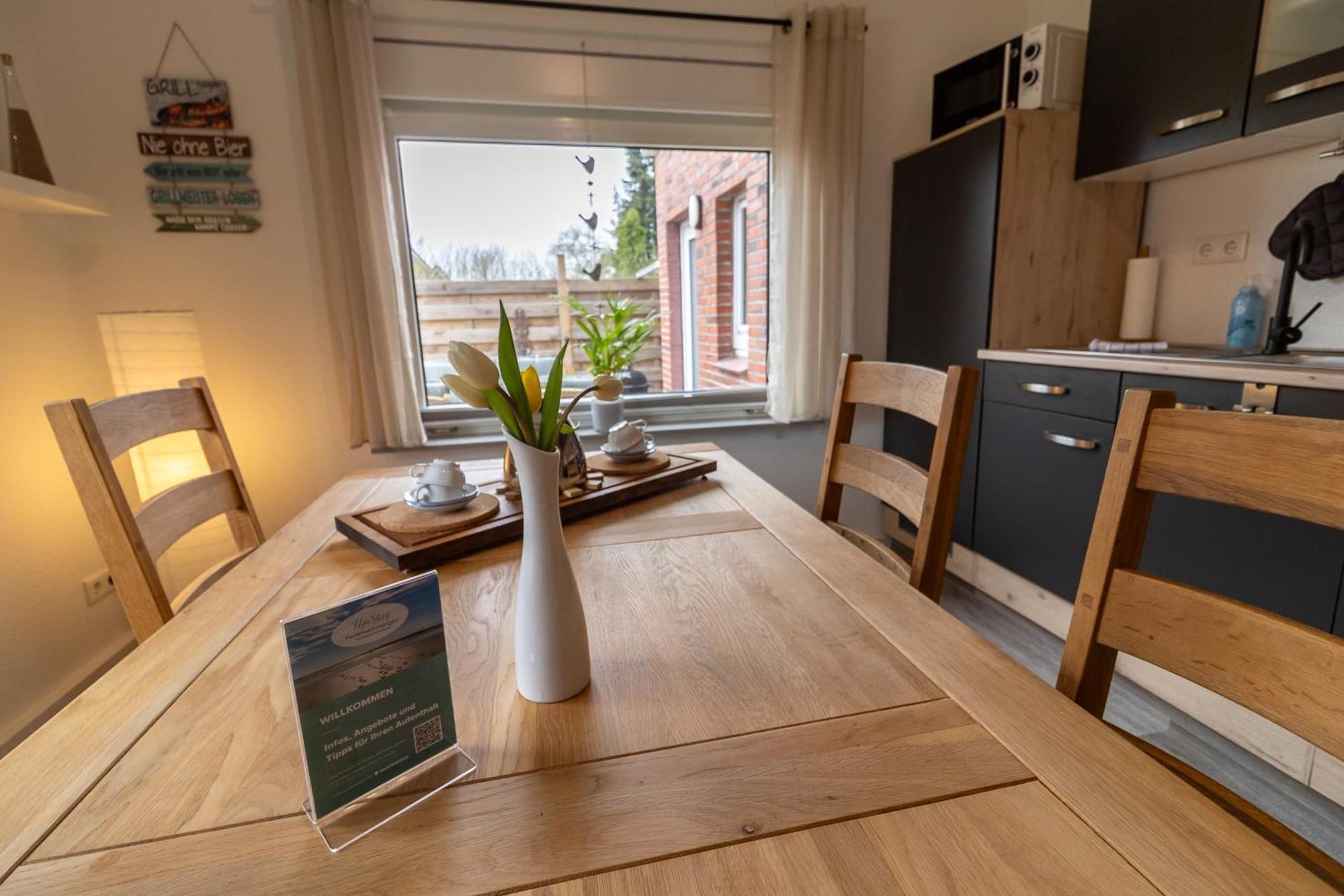 Ferienwohnung Ant Dopke Krummhörn Exterior foto